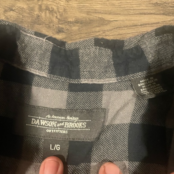 Dawson & Brooks Outfitters Flannel Button Down Shirts Mixed Lot of 3 Men’s L - Picture 7 of 11